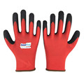 13 Gauge Polyester Liner Latex Sandy Coated Work Gloves with EN388 2121